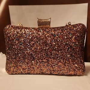 d'margeaux New York Glitter Clutch